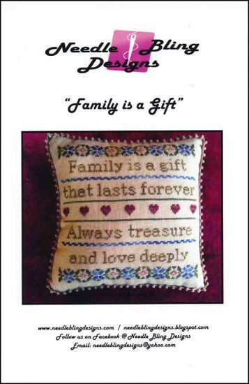 Family Is A Gift / Needle Bling Designs