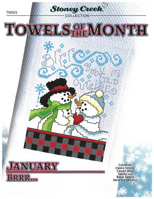 Towels Of The Month - JanuaryBrrr (TM023) / Stoney Creek