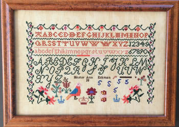 Hester Ann Eckman c.1835 / Queenstown Sampler Designs