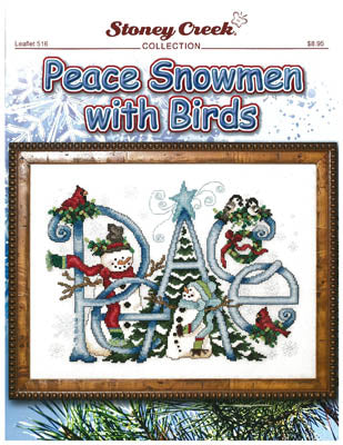 Peace Snowmen With Birds / Stoney Creek