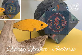 Quirky Quakers - Seahorse / Darling & Whimsy Designs