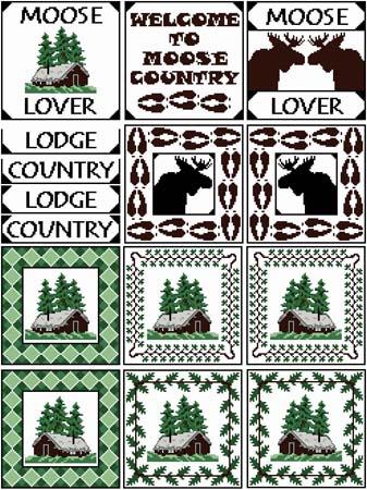 Needle Block Wonders 02 - Moose Country / Cross Stitch Wonders