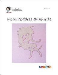 Moon Goddess Silhouette / Stitchnmomma