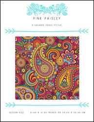 Pink Paisley / X Squared Cross Stitch