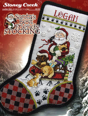 Santa's Best Friends - Stocking / Stoney Creek