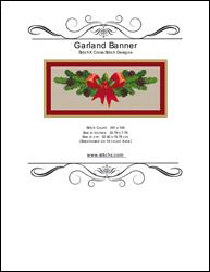 Garland Banner Cross Stitch / StitchX Craft Designs