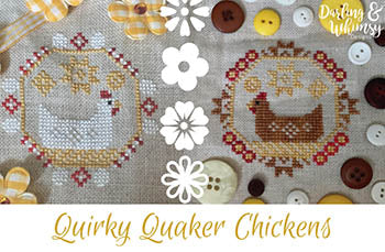 Quirky Quaker Chickens / Darling & Whimsy Designs