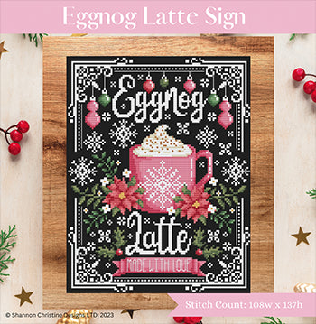 Eggnog Latte Sign / Shannon Christine