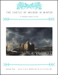 The Castle of Muiden in Winter / X Squared Cross Stitch