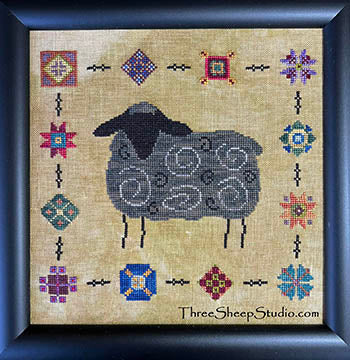 Wrapped In A Quilt - Black Sheep / Three Sheep Studio