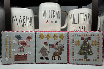 Patriotic Christmas Trio / Sambrie Stitches