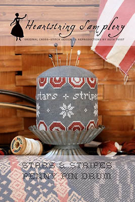 Stars & Stripes Penny Pin Drum / Heartstring Samplery