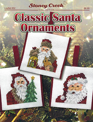 Classic Santa Ornaments / Stoney Creek Collection