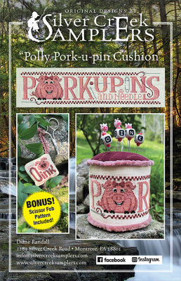 Polly Pork-U-Pin Cushion / Silver Creek Samplers