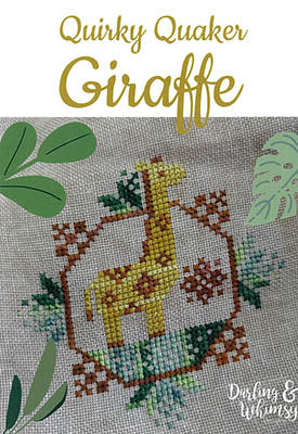 Quirky Quaker Giraffe / Darling & Whimsy Designs