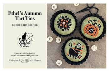 Ethel's Autumn Tart Tins / Stitches By Ethel