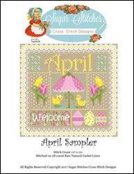 April Monthly Sampler / Sugar Stitches Design