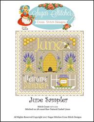 JUNE Sampler / Sugar Stitches Design