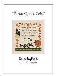 "Three Quick Cats!" / StitchyFish Designs