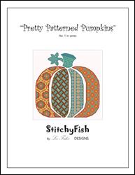 Pretty Patterned Pumpkin #1 / StitchyFish Designs