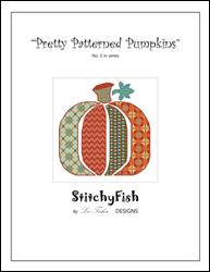 Pretty Patterned Pumpkin #2 / StitchyFish Designs