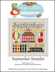 September Monthly Sampler / Sugar Stitches Design