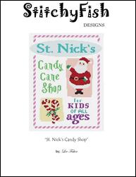 "St. Nick's Candy shop" / StitchyFish Designs