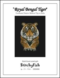 "Royal Bengal Tiger" Fundraiser Pattern - Mission Trip to India / StitchyFish Designs