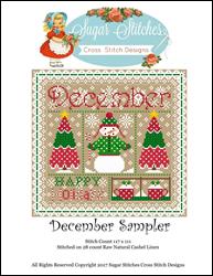 December Monthly Sampler / Sugar Stitches Design