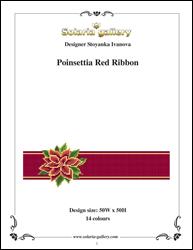 Poinsettia Red Ribbon / Solaria Gallery