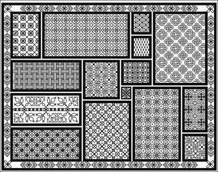 Blackwork Mousemat / DoodleCraft Design Ltd