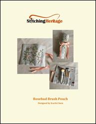 Rosebud Brush pouch / Stitching Heritage