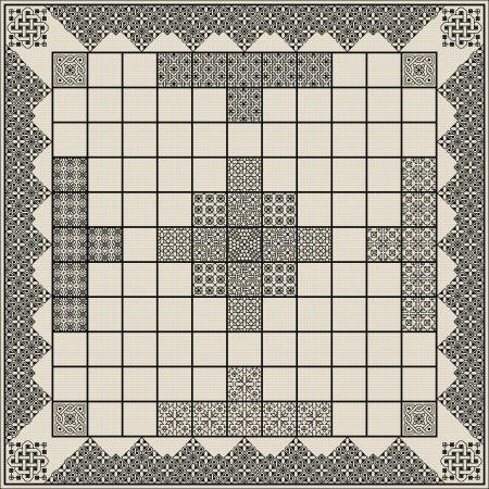 Hnefatafl Game Board / DoodleCraft Design Ltd