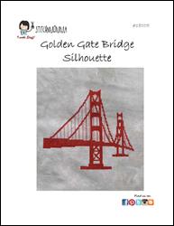 Golden Gate Bridge Silhouette / Stitchnmomma