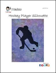 Hockey Player Silhouette / Stitchnmomma