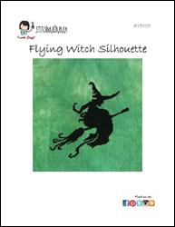 Flying Witch Silhouette / Stitchnmomma