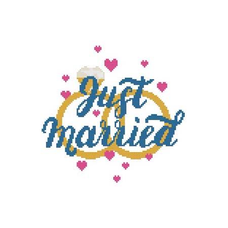 Just Married / Cross Stitch Wonders