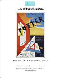 Regional Poster Exhibition / X Squared Cross Stitch