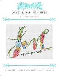 Love is All You Need / X Squared Cross Stitch