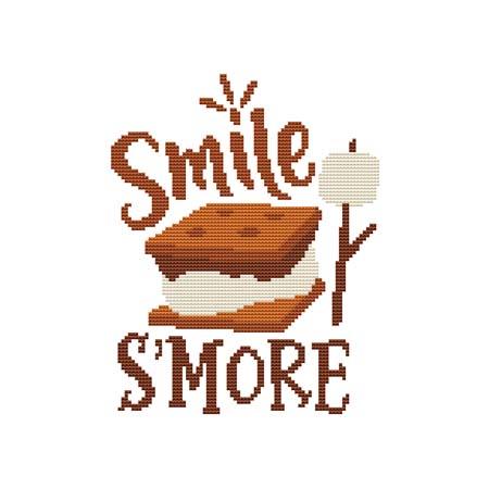 Smile S'more / Cross Stitch Wonders