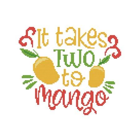 Farmers Market - It Takes Two To Mango / Cross Stitch Wonders