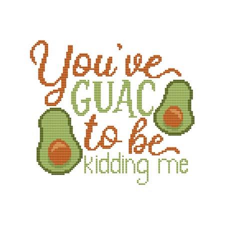 Farmers Market - You've Guac To Be Kidding Me / Cross Stitch Wonders