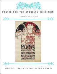 Poster for the Brooklyn Exhibition / X Squared Cross Stitch