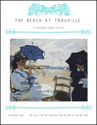 The Beach at Trouville / X Squared Cross Stitch