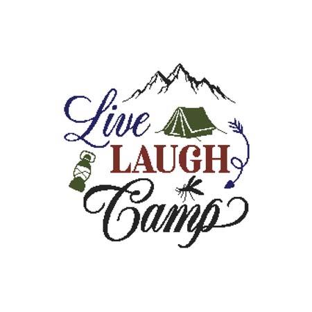 Live Laugh Camp / Cross Stitch Wonders