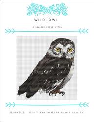 Wild Owl / X Squared Cross Stitch