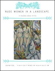 Nude Women in a Landscape / X Squared Cross Stitch