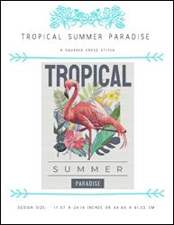 Tropical Summer Paradise / X Squared Cross Stitch