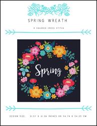 Spring Wreath / X Squared Cross Stitch