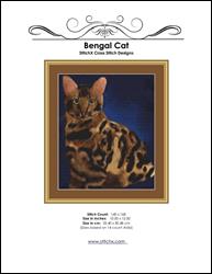 Bengal Cat Cross Stitch Pattern / StitchX Craft Designs